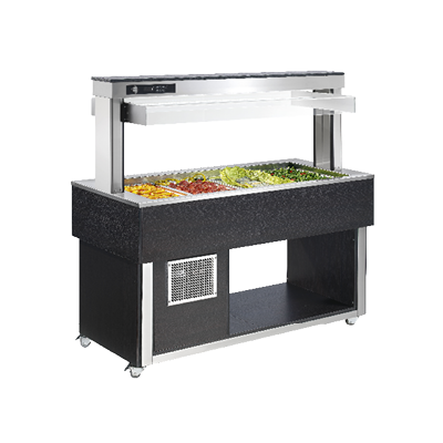 Buffets, drop-ins, showcases, dispensing tubs and bains marie